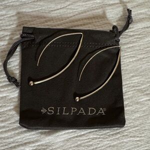 Silpada Spheres on Wires Drop Earrings sterling silver